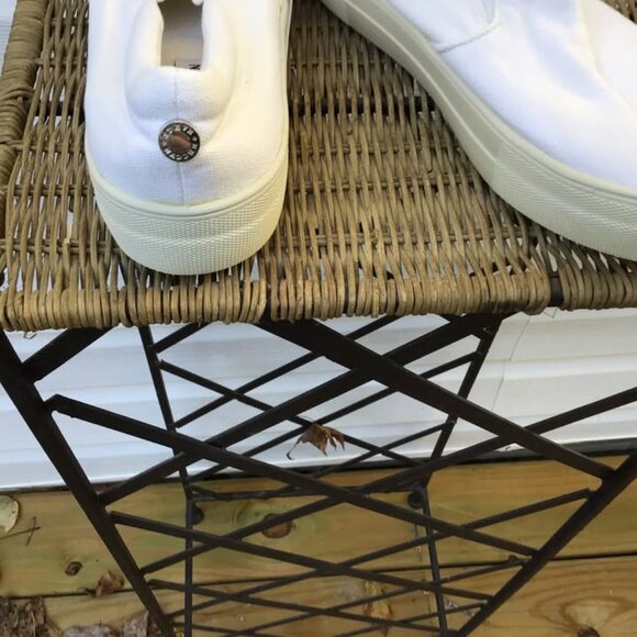 White Steve Madden Slip On Sneakers 5.5 - Picture 2 of 2